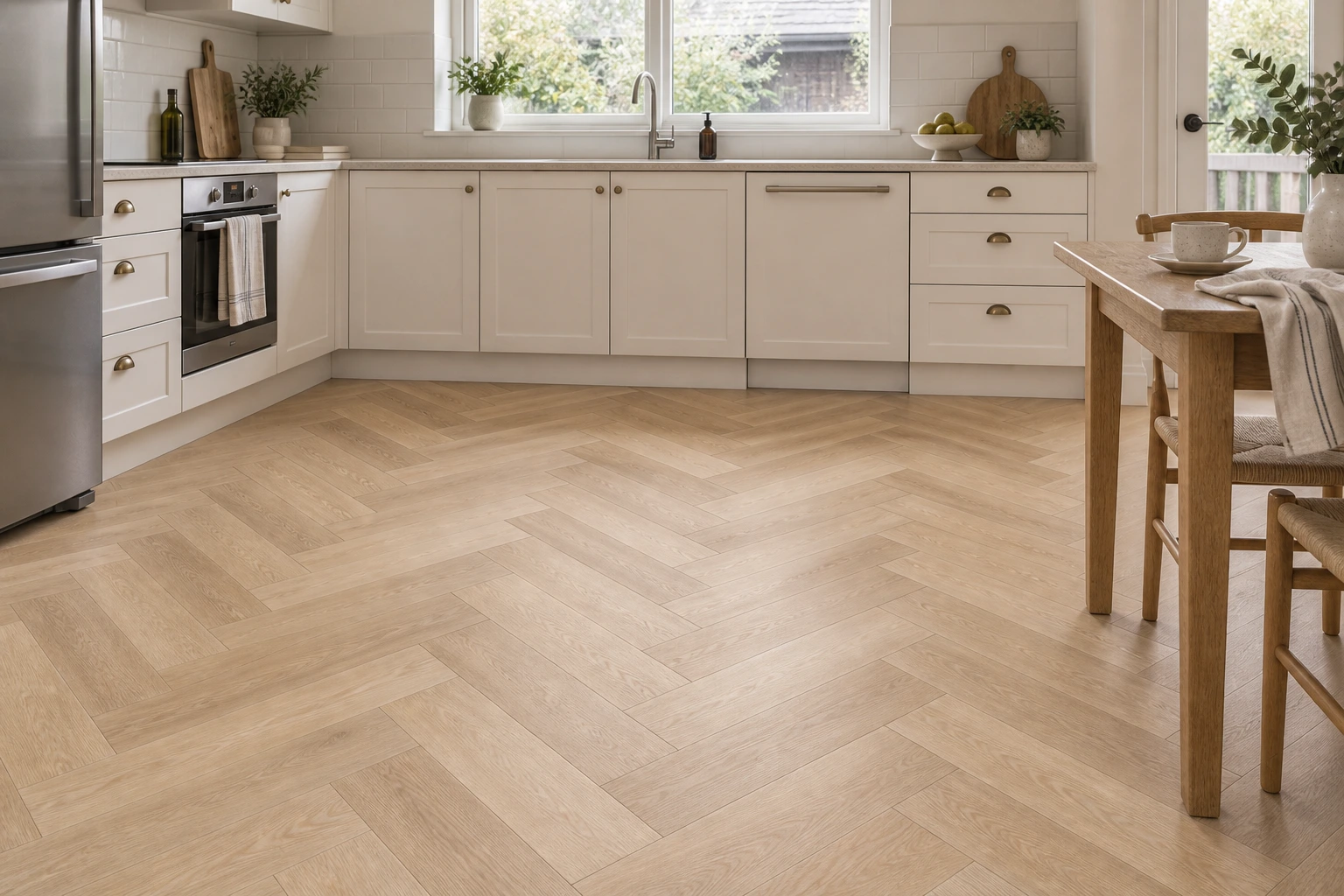 Solid timber &middot; Interior with oak flooring